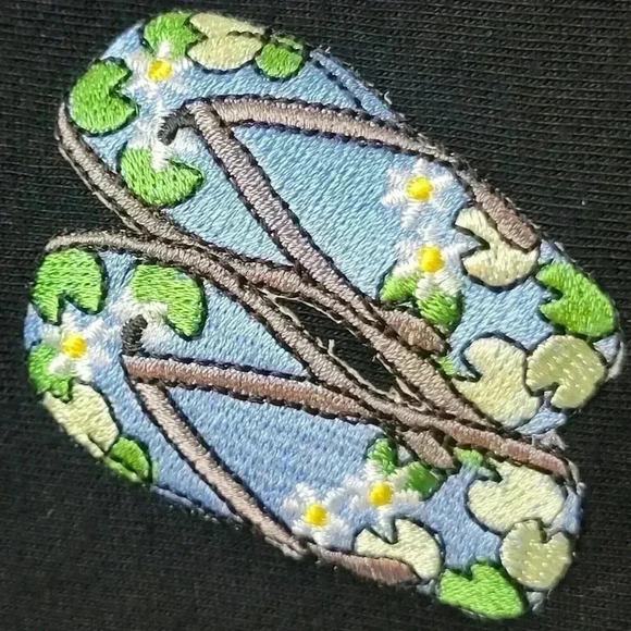 Vtg Bobbie Brooks Maxi Dress Womens XL Embroidered Sandals Short Sleeve - Picture 15 of 16